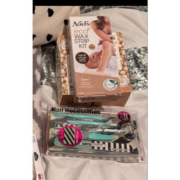 Clinique Other - Makeup/ beauty skin care lot/bundle- shaving & manicure/pedi nads wax beads